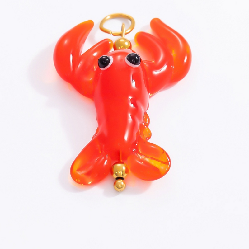 Cartoon Pendant Supplier - Strawberry Heart Enamel Pendant