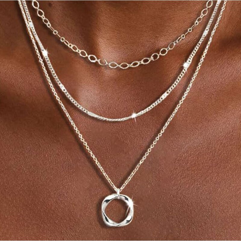 Paperclip Necklace Manufacturer - O Round Wave Choker