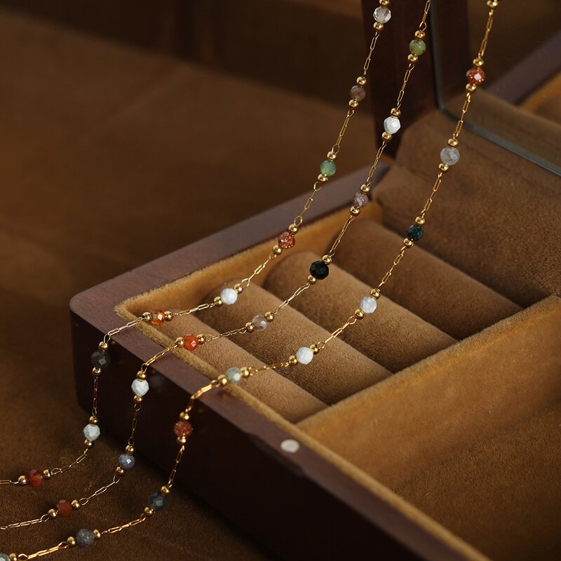 Diamond Jewelry Set Manufacturer - Rhinestone Pendant Chain Set