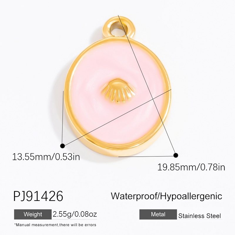 Bracelet Pendant Supplier - Iced Out Gold Charm Pendant