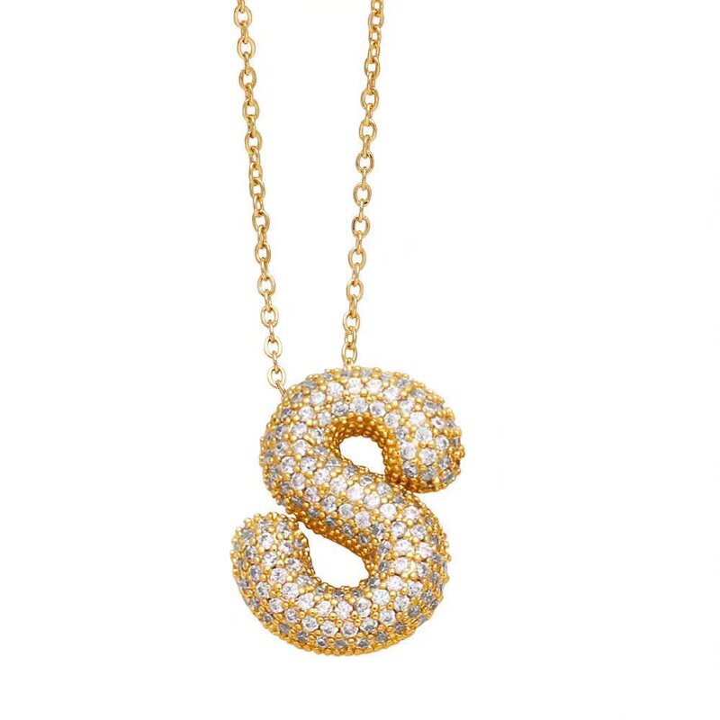 Alphabet Necklace Manufacturer - A-Z Diamond Chain Necklace