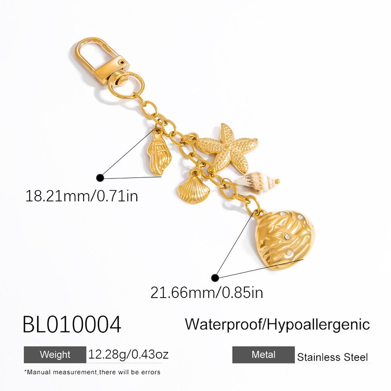 Seashell Pendant Supplier - DIY Conch Zircon Charm