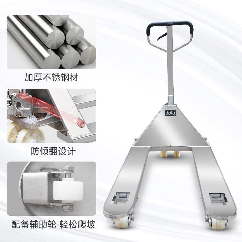 Stainless Steel Pallet Truck Supplier - New 304 for Meat Food Industry Use