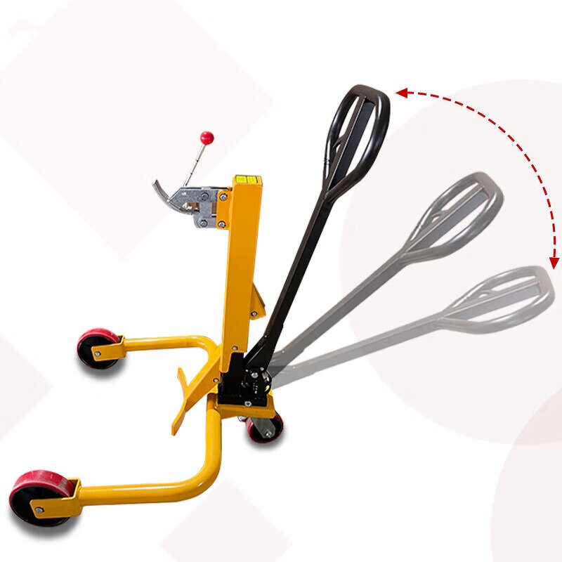 Oil Bucket Forklift Cart Factory - New Steel Foot-Operated Hydraulic Eagle Beak