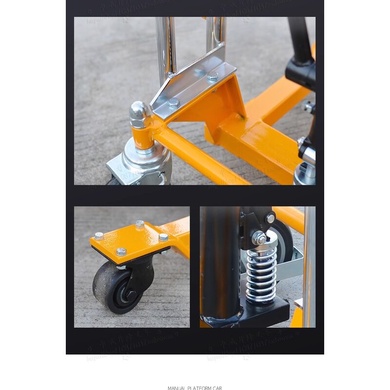 Roller Lifting Truck Manufacturer - Light Film Material 400kg Rubber Roller Forklift
