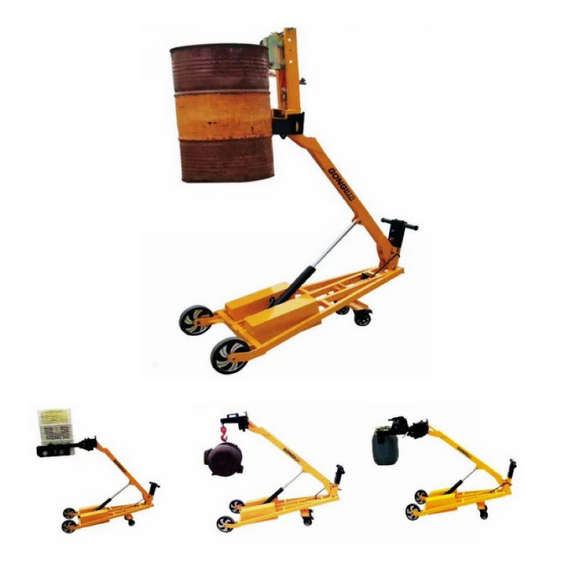 Portable Electric Forklift Supplier - Hydraulic with Curved Arm Multifunctional Small