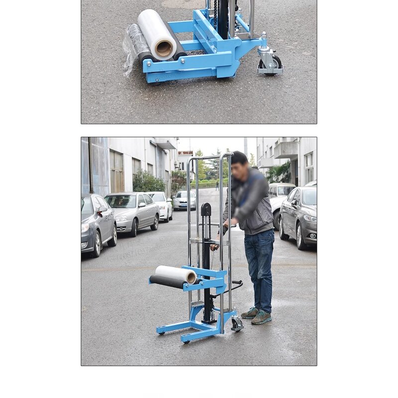 Roller Lifting Truck Manufacturer - Light Film Material 400kg Rubber Roller Forklift