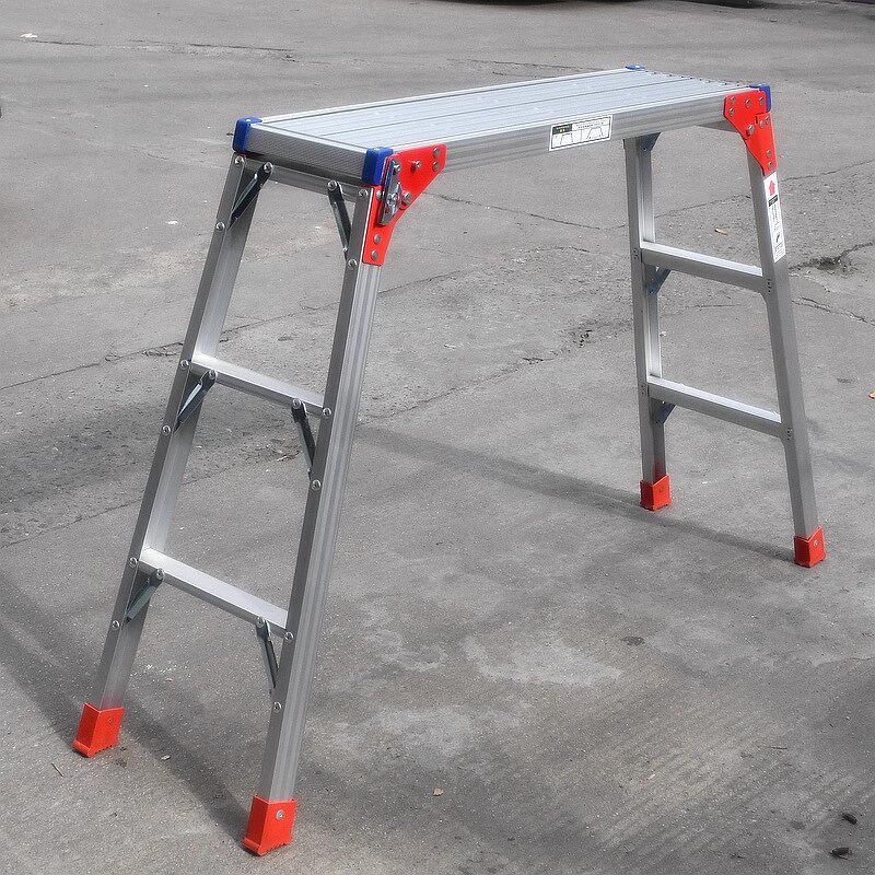 Aluminum Work Platform Manufacturer - Portable Anti-Slip Safety Folding Stool