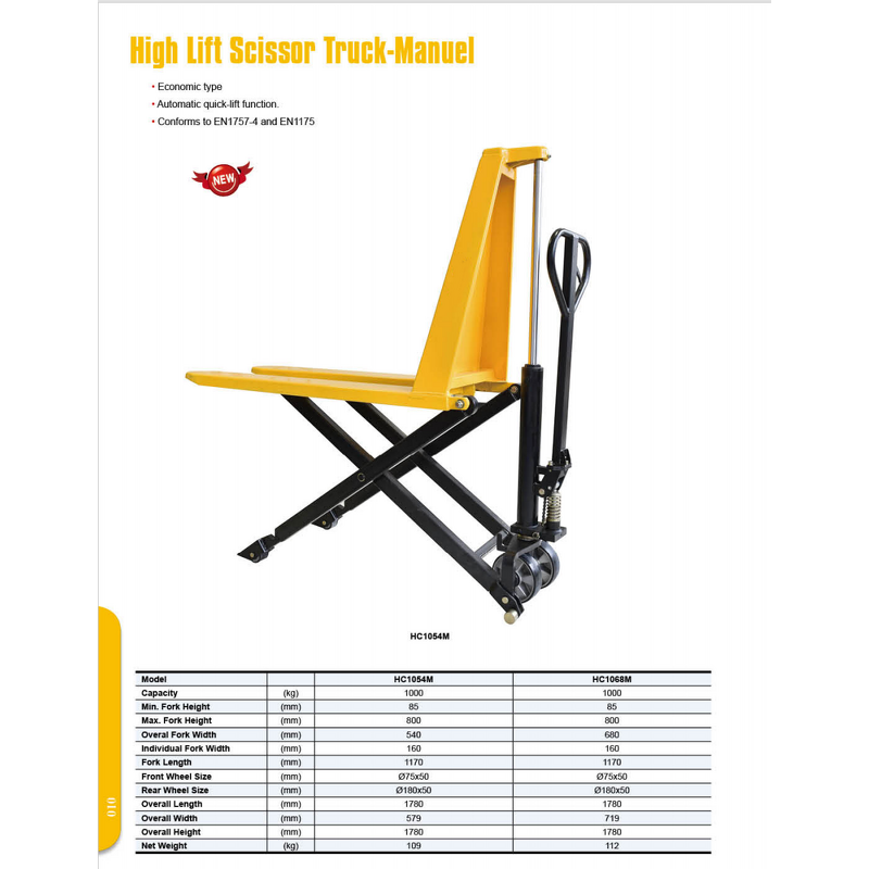 Hydraulic Scissor Cart Factory - New Condition Manual Mobile Loading Unloading