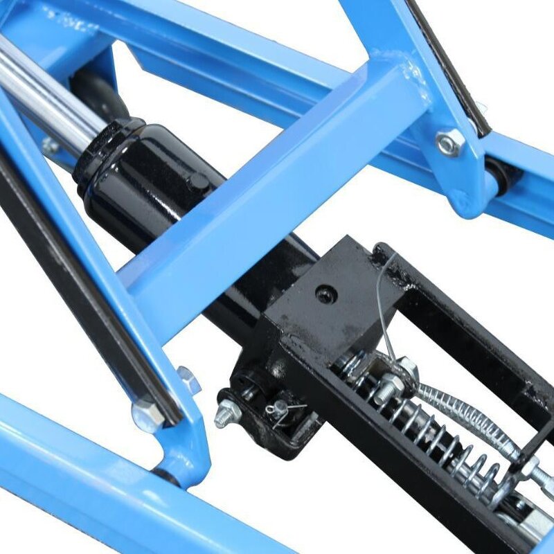 Scissor Platform Cart Factory - Steel Mobile Foot-Operated Manual Hydraulic Lifting