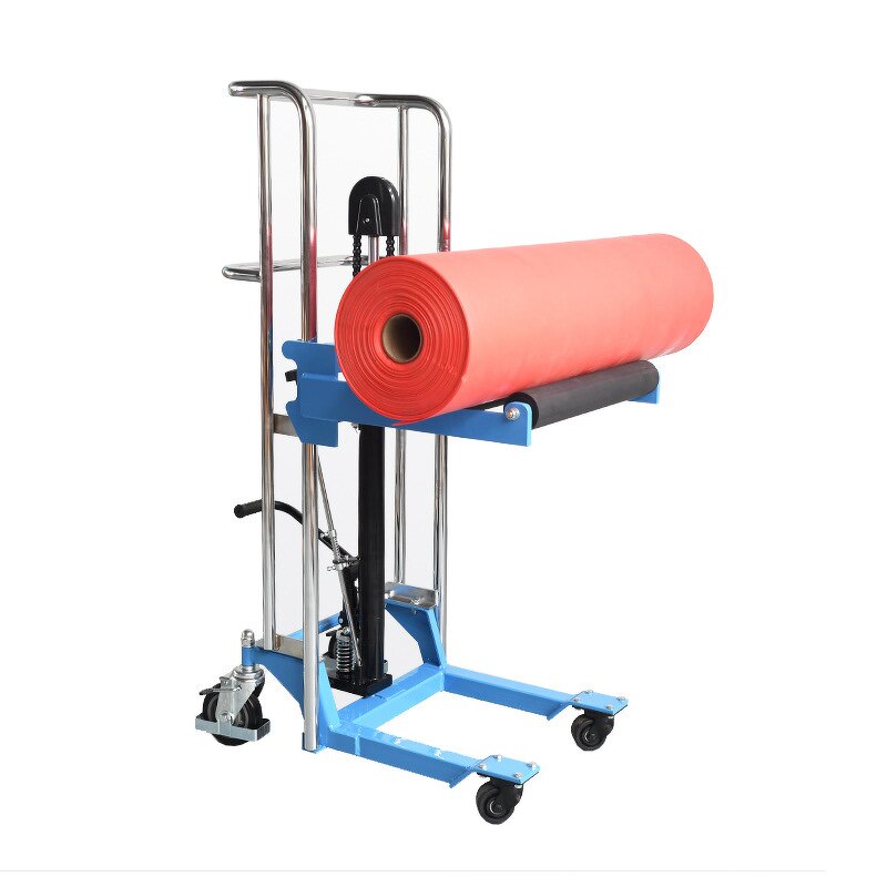 Roller Lifting Truck Manufacturer - Light Film Material 400kg Rubber Roller Forklift