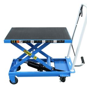 Scissor Platform Cart Factory - Steel Mobile Foot-Operated Manual Hydraulic Lifting
