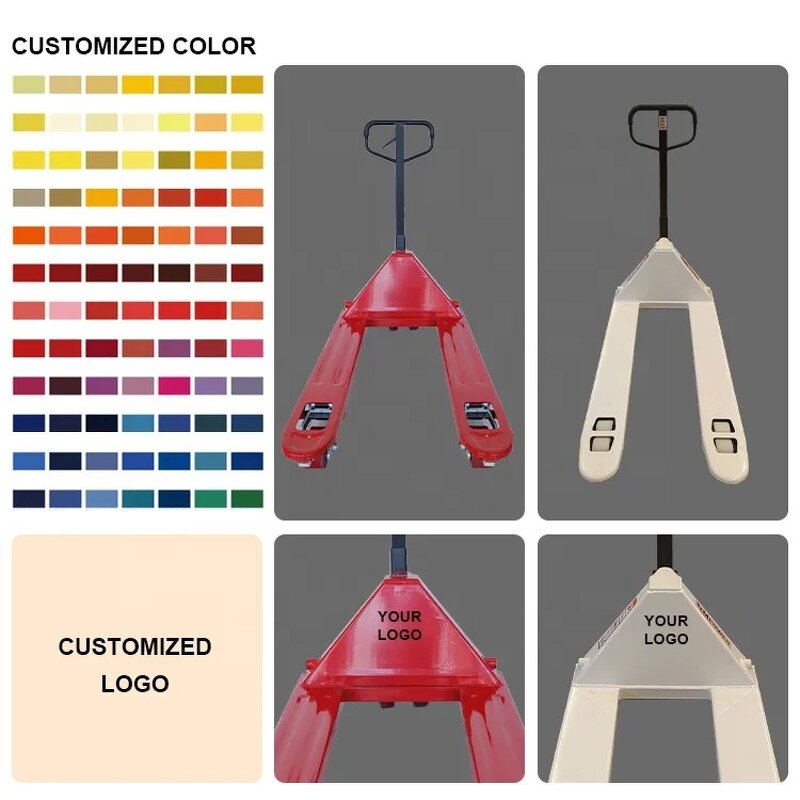 Hand Pallet Truck Manufacturer - New 2-3 Ton Hydraulic Steel Manual 1 Year Warranty