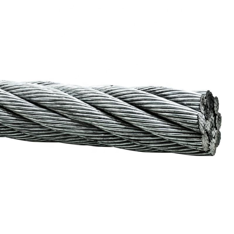Steel Wire Rope Supplier - 18mm 6x37 Galvanized Steel