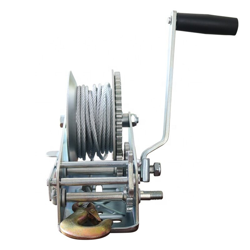 Hand Winch Factory - 1200lb with 15m Wire Rope Crank