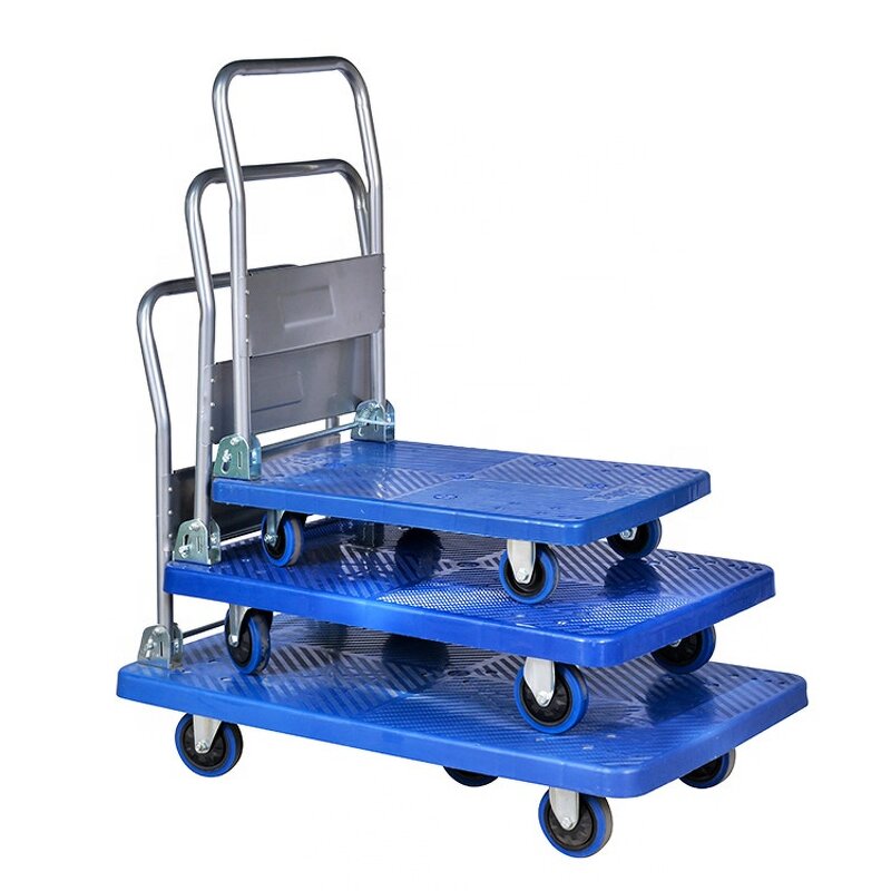Hand Pulling Cart Supplier - Foldable Mute Trolley Trailer