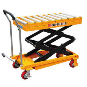 Scissor Lift Table Supplier - 350kg Manual Lift with Rollers
