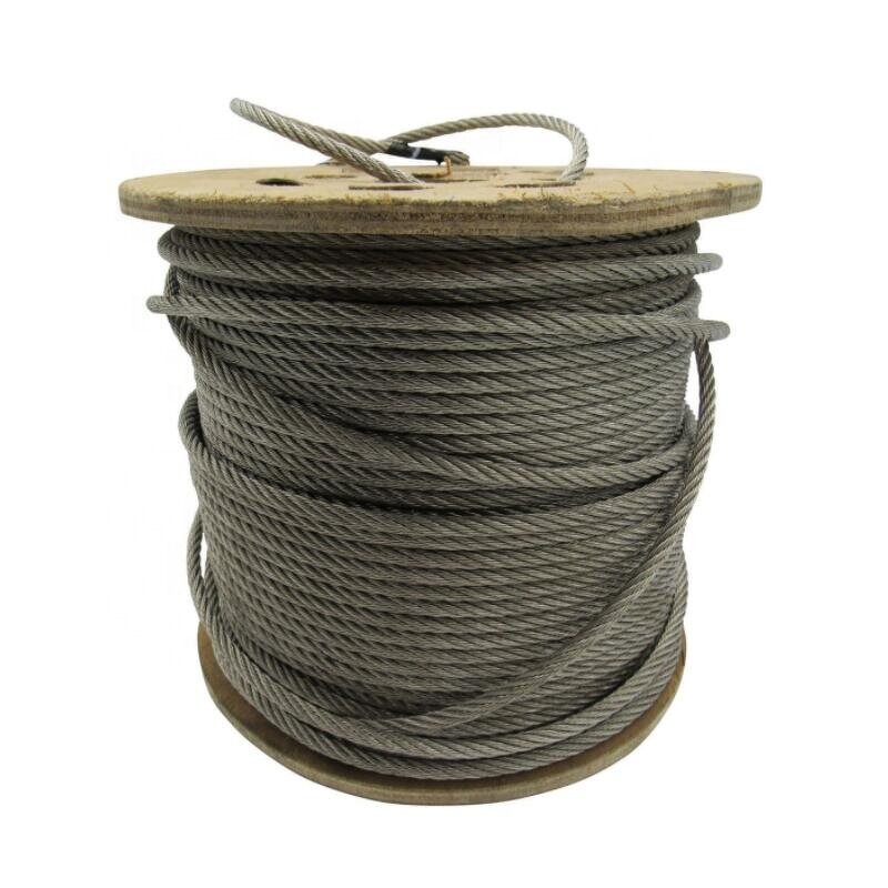 Steel Wire Rope Supplier - 18mm 6x37 Galvanized Steel