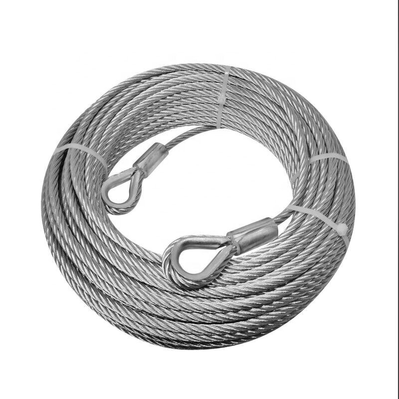Steel Wire Rope Supplier - 18mm 6x37 Galvanized Steel