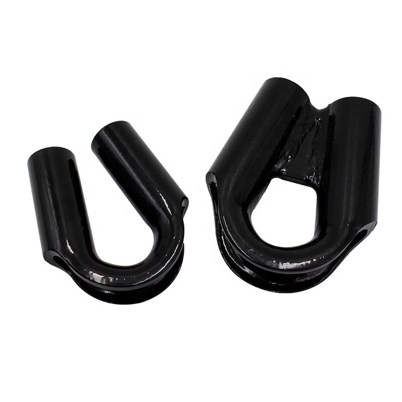 Wire Rope Thimble Manufacturer - 12mm Black Coated Tube Thimble