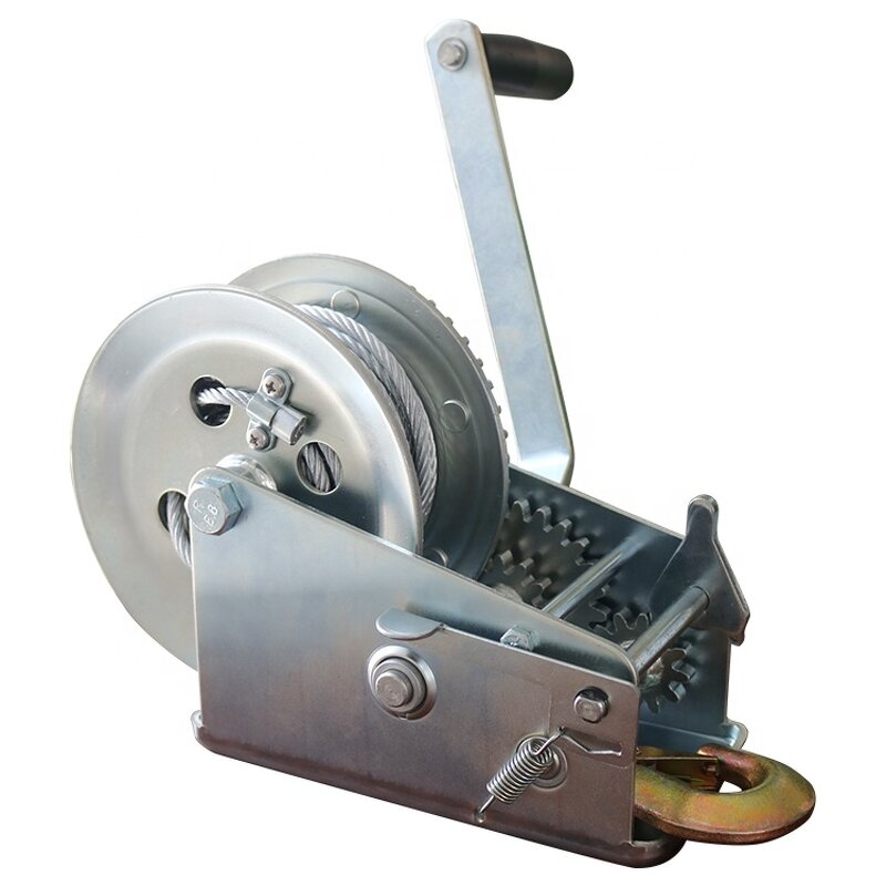Hand Winch Factory - 1200lb with 15m Wire Rope Crank
