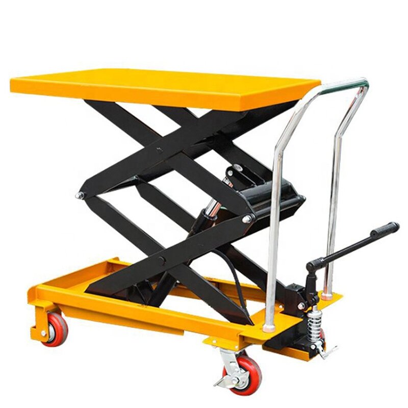 Screw Lift Platform Factory - 150kg Mobile Hydraulic Table