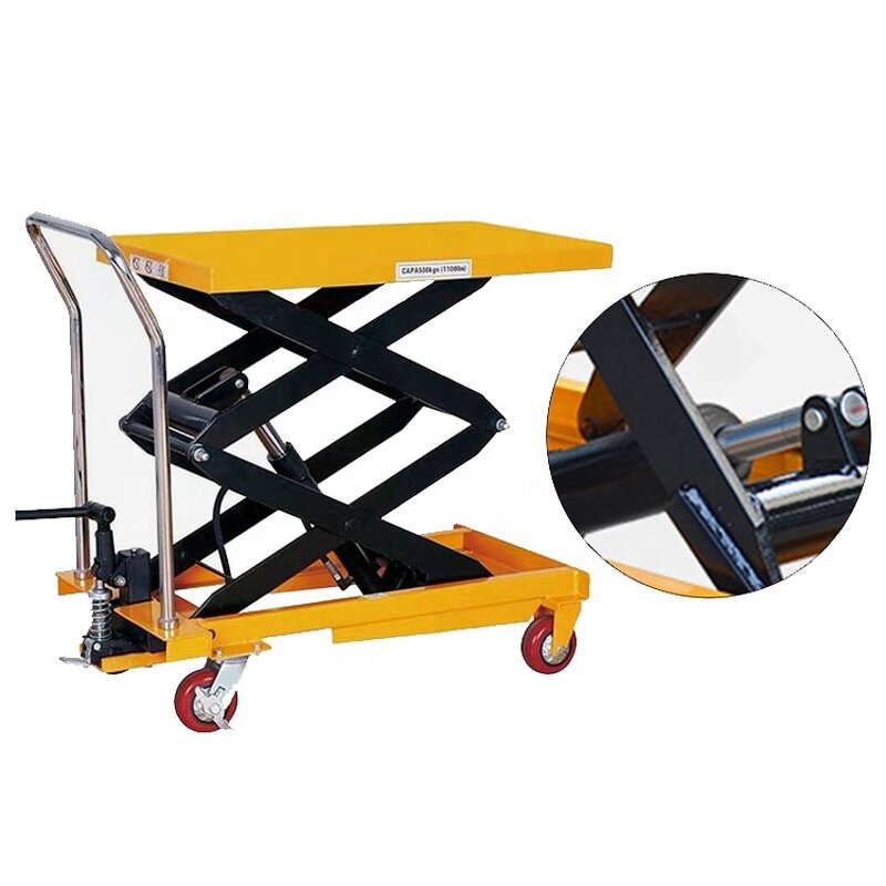 Screw Lift Platform Factory - 150kg Mobile Hydraulic Table