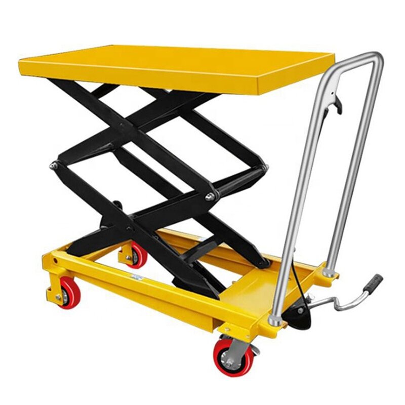 Screw Lift Platform Factory - 150kg Mobile Hydraulic Table