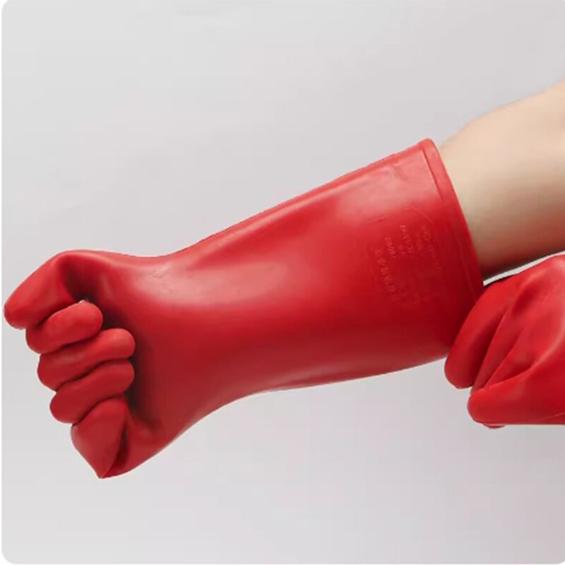 High Voltage Gloves Manufacturer - Optimal Class 2 25KV Rubber Insulated for Lineman