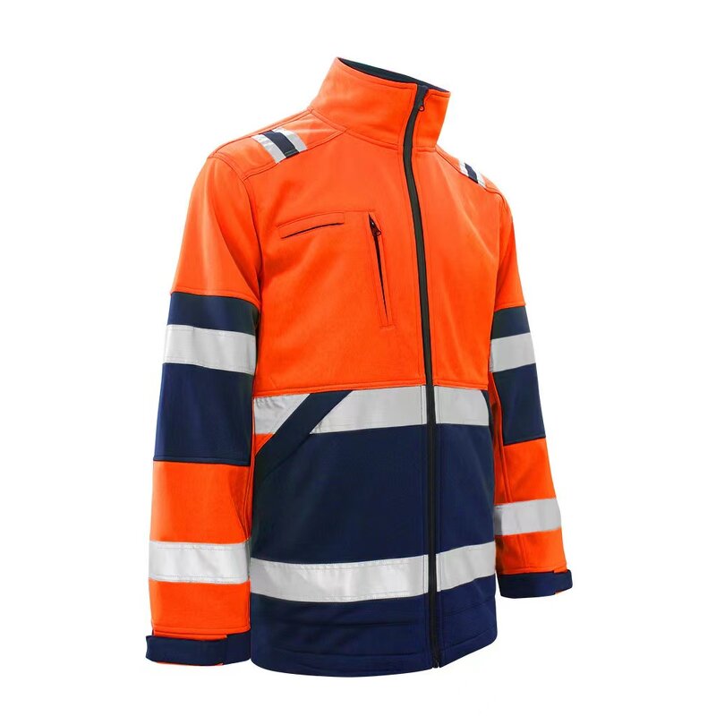 Winter Reflective Vest Manufacturer - Factory Direct Customizable Hoodie Plush Thick Stripes