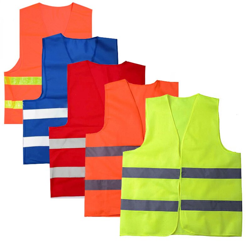 High Visibility Vest Factory - CE EN471 Orange Yellow Polyester Reflective Custom Logo