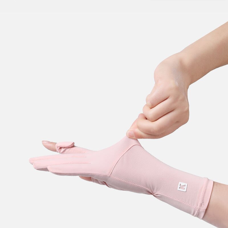Ice Silk Gloves Supplier - Factory Direct Customizable Wholesale Women's Summer Mid-Length