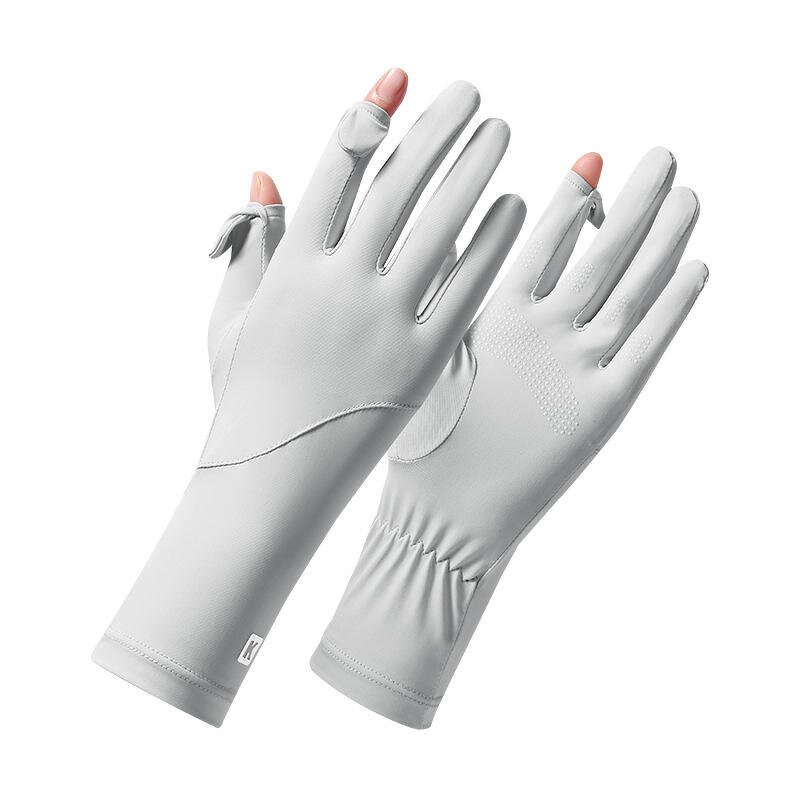 Ice Silk Gloves Supplier - Factory Direct Customizable Wholesale Women's Summer Mid-Length