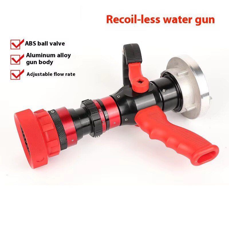 Non-Recoil Water Gun Manufacturer - BRITISH Quick Connector Features Fire Hose Accessory