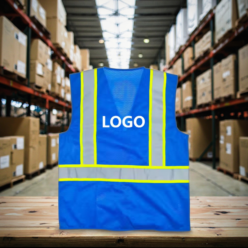 Reflective Work Vest Supplier - Super Safety Engineer Model Shirt Customizable with Logo