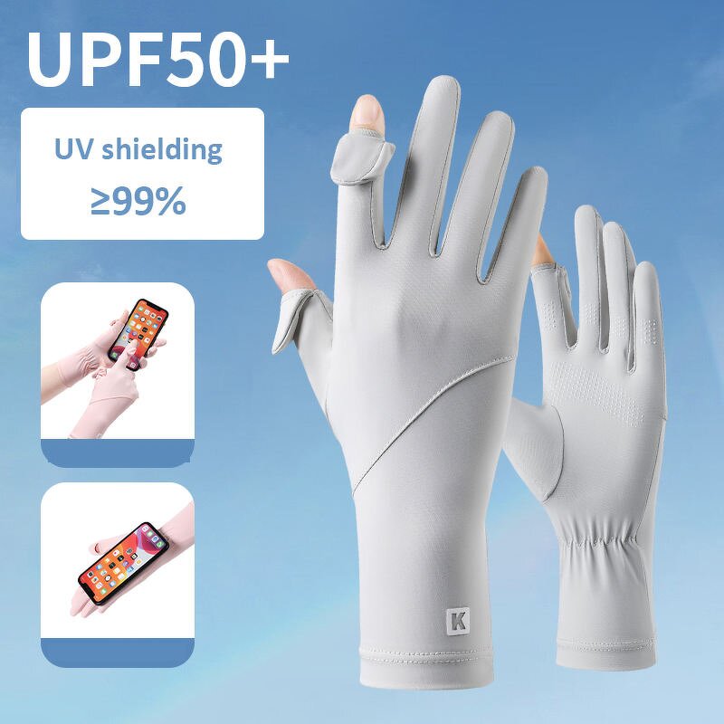 Ice Silk Gloves Supplier - Factory Direct Customizable Wholesale Women's Summer Mid-Length