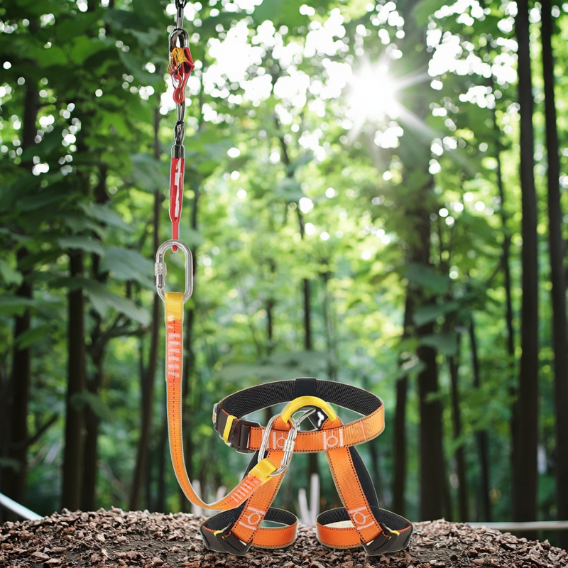 Safety Rope Set Factory - Portable Belt Simple Tool for Tree Climbing Fall Protection