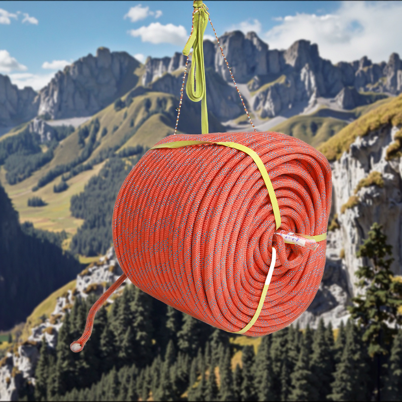Colorful Safety Rope Supplier - 48 Strands Polyester Braided High Altitude Working Climbing