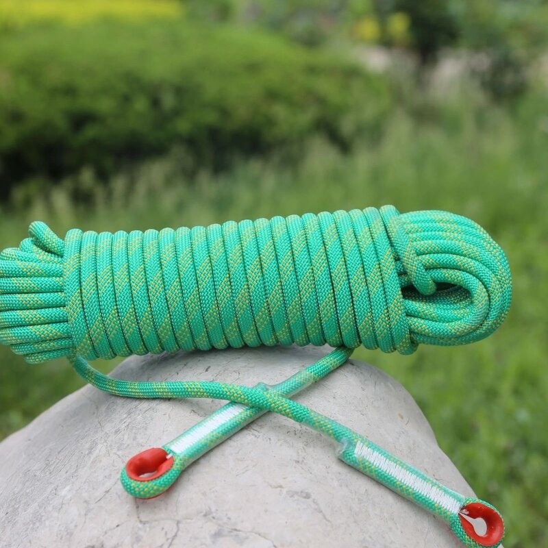 Static Safety Rope Factory - Double Braided Polyester Less Stretchy Climbing Gear Fall