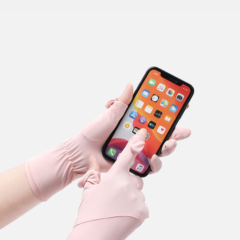 Ice Silk Gloves Supplier - Factory Direct Customizable Wholesale Women's Summer Mid-Length