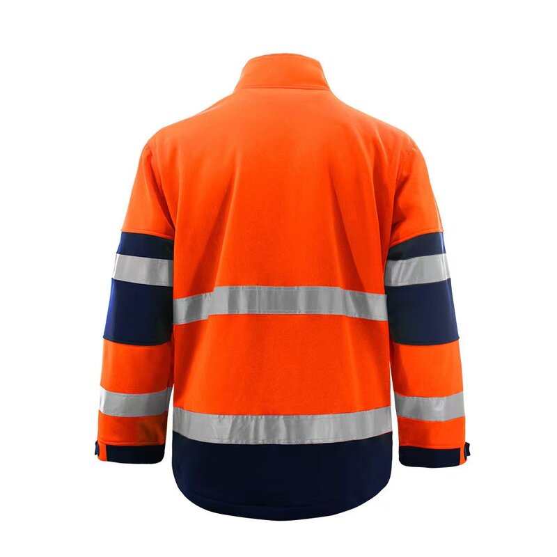Winter Reflective Vest Manufacturer - Factory Direct Customizable Hoodie Plush Thick Stripes