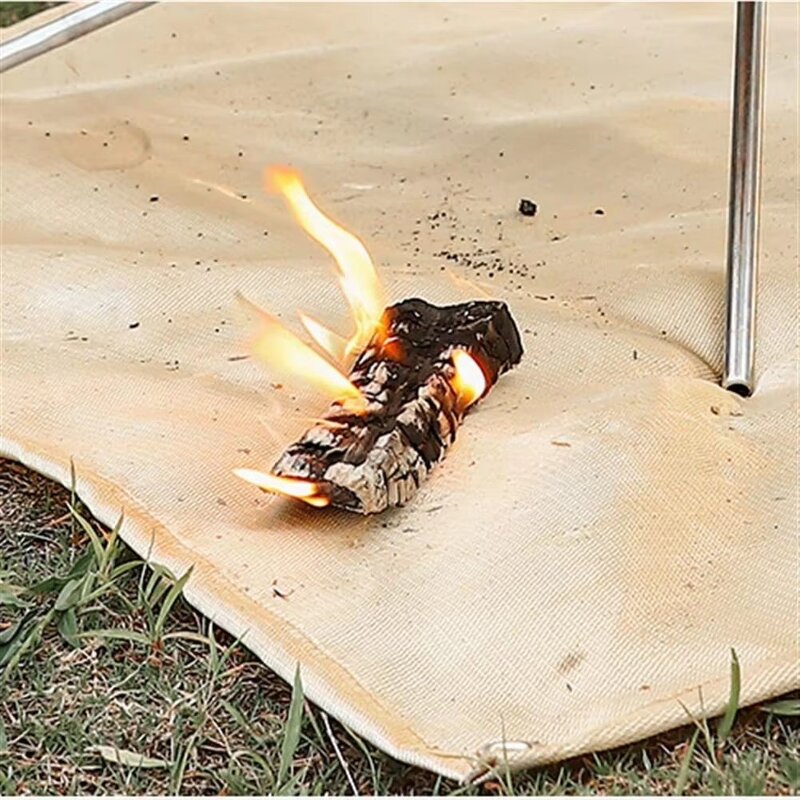 Fiberglass Fire Blanket Supplier - Outdoor 45*50cm Flame Retardant Heat Insulation