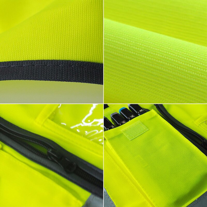 Long Sleeve Safety Vest Manufacturer - Hot Sale Hi Vis Reflective with Straps Customizable