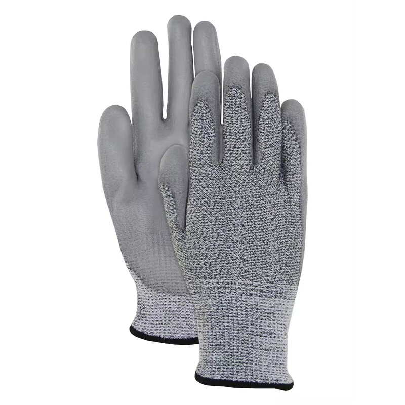 PU Coated Safety Gloves Factory - L5 Hot Sale Cut Resistant for Woodworking Construction