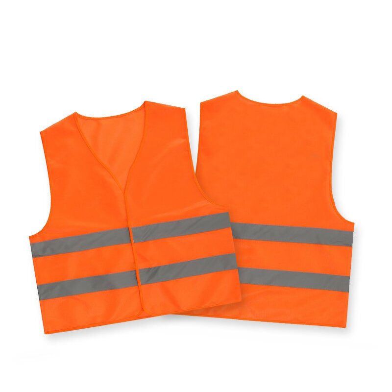 CE Reflective Vest Factory - High Visibility Orange Yellow Polyester Warning Safety Clothing