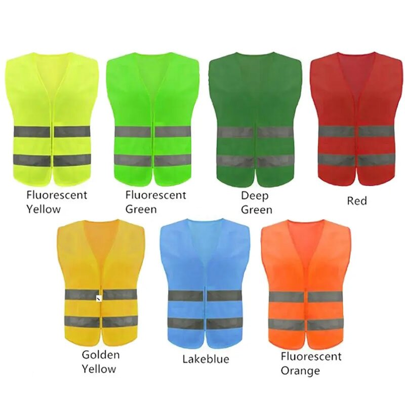 Knitted Safety Vest Supplier - Factory Direct High Visibility Reflective Polyester Custom