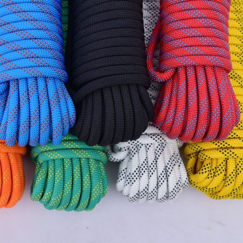 Static Safety Rope Factory - Double Braided Polyester Less Stretchy Climbing Gear Fall