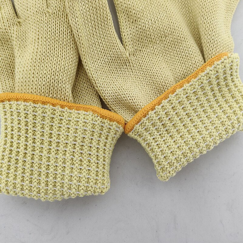 Yellow Safety Gloves Manufacturer - Factory Direct Customizable Cut-Resistant Fireproof Aramid