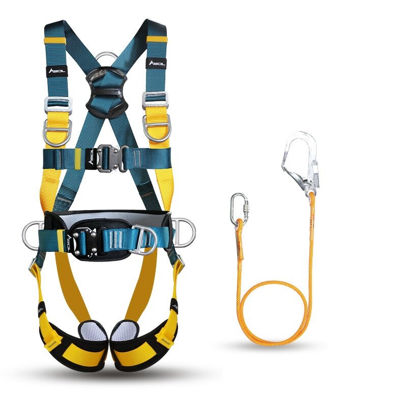 Double Hook Rope Belt Supplier - Factory Direct Customizable Five-Point for Aerial Work