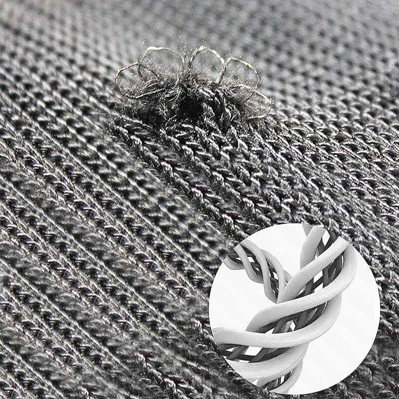 Fiberglass Anti-Cut Gloves Manufacturer - Factory Direct Customizable Black Double-Layer